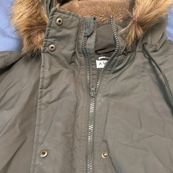 Ava & Viv Khaki Water-Repellent Jacket - Picture 4 of 8